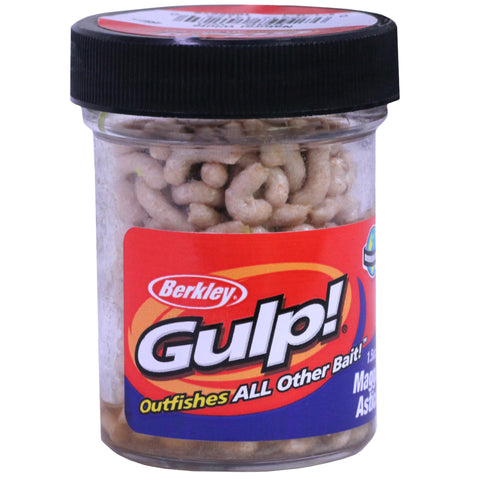 Gulp! Extruded Maggot Soft Bait - White