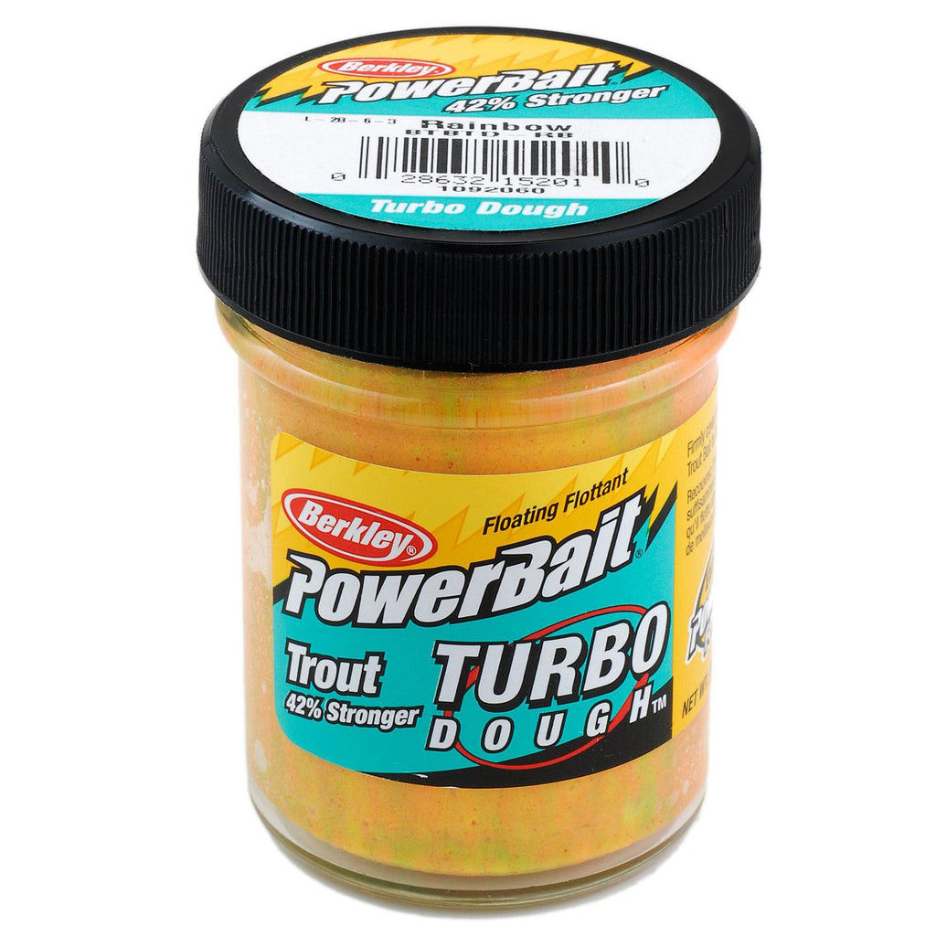 PowerBait Turbo Dough Trout Bait, Rainbow