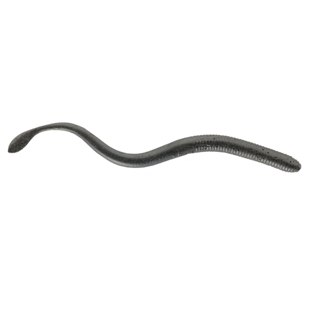 Gulp! Nightcrawler Soft Bait - 6"  Length, Black, Per 10