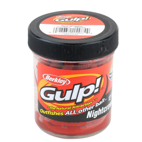 Gulp! Extruded Nightcrawler Soft Bait - 6" Length, Red Wiggler