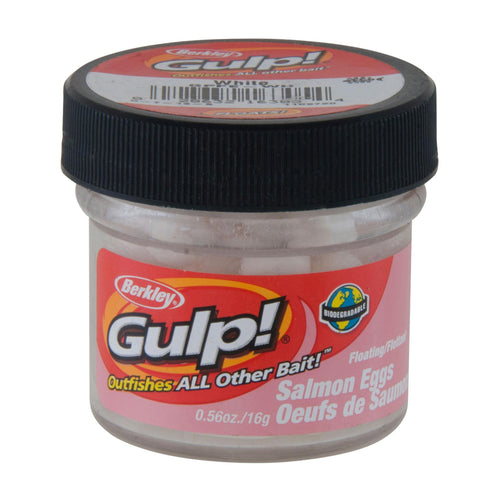 Floating Salmon Eggs Soft Bait - White