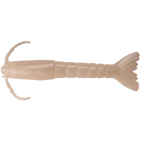 Gulp! Shrimp Soft Bait - 3" Length, Pearl White, Per 6