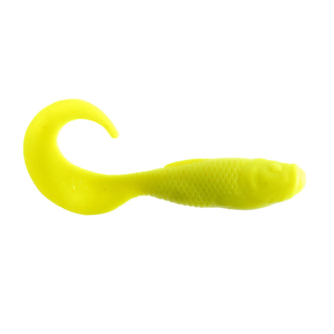 Gulp! Swimming Mullet Soft Bait - 4" Length, Chartreuse, Per 10