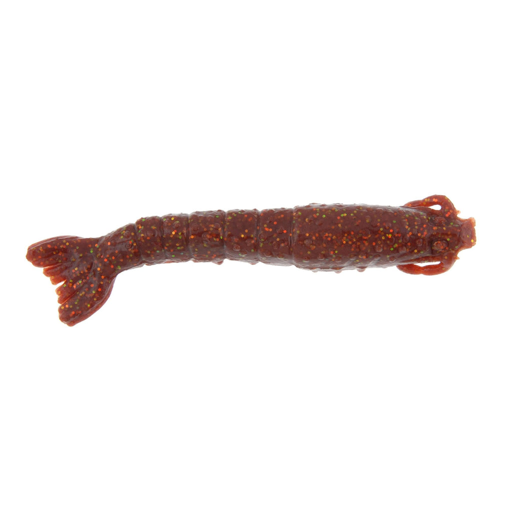 Gulp! Shrimp Soft Bait - 3" Length, Root Beer Gold, Per 6