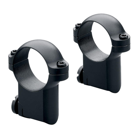 Ruger M77 Ring Mounts - 1" High Matte Black