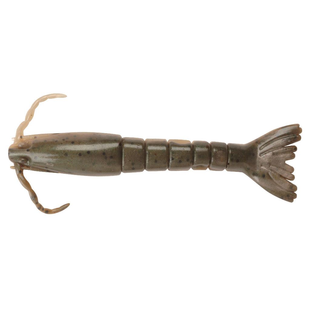 Gulp! Alive! Shrimp Soft Bait - 3" Length, Natural Shrimp