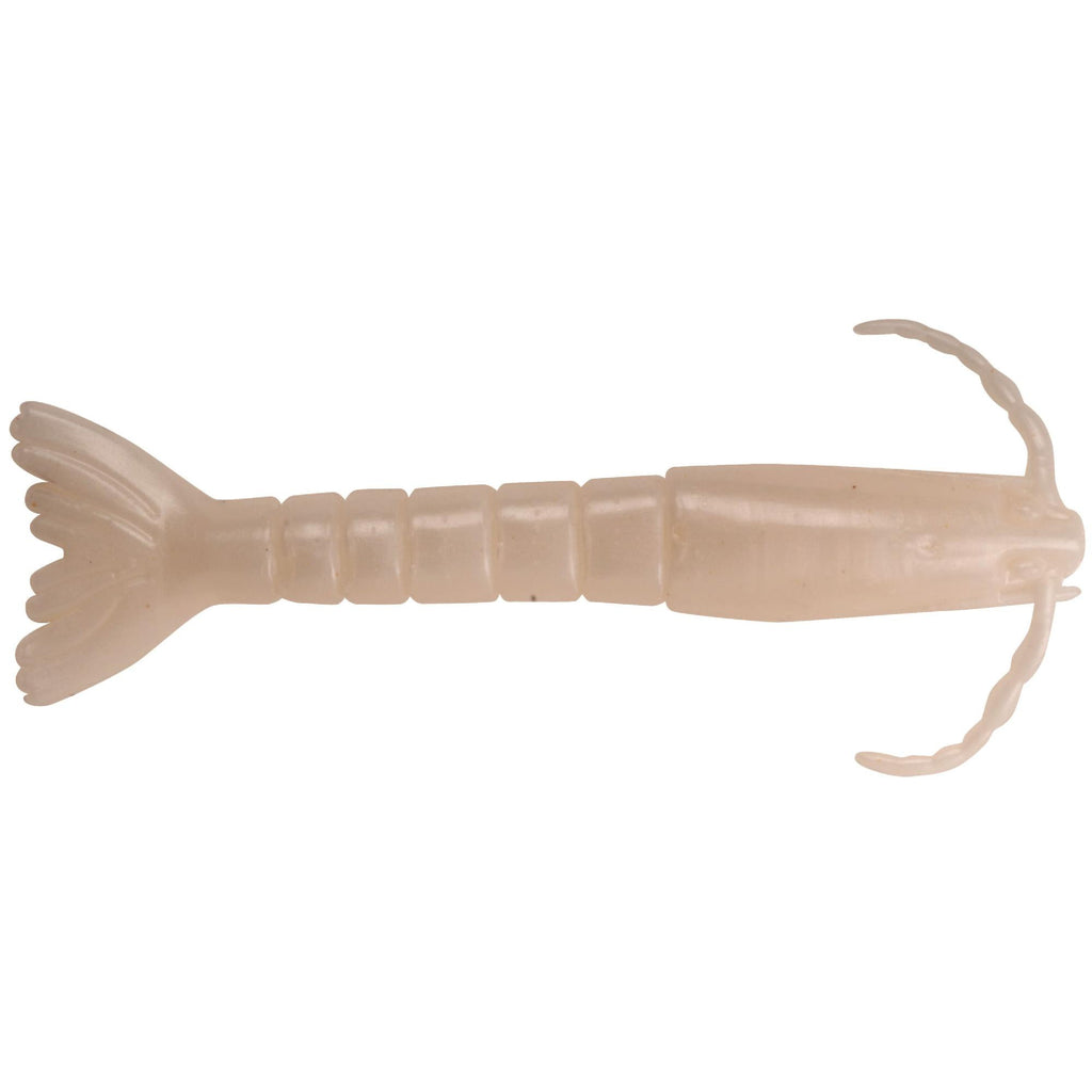 Gulp! Alive! Shrimp Soft Bait - 3" Length, Pearl White