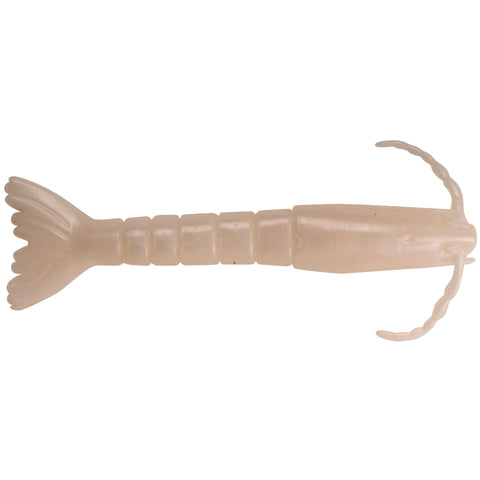 Gulp! Alive! Shrimp Soft Bait - 4" Length, Pearl White