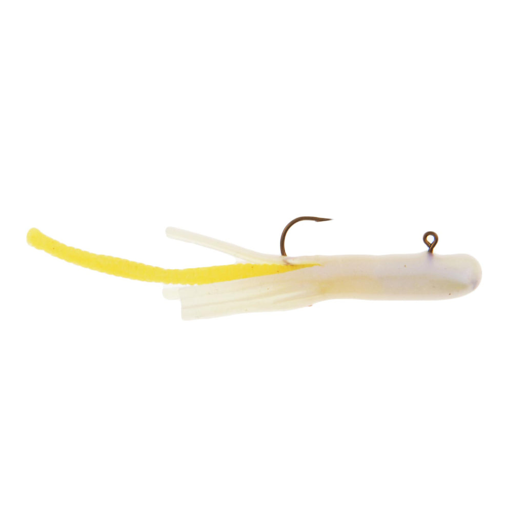 PowerBait Pre-Rigged Atomic Teasers Soft Bait - 1-16 oz Size, Pearl White, Per 3