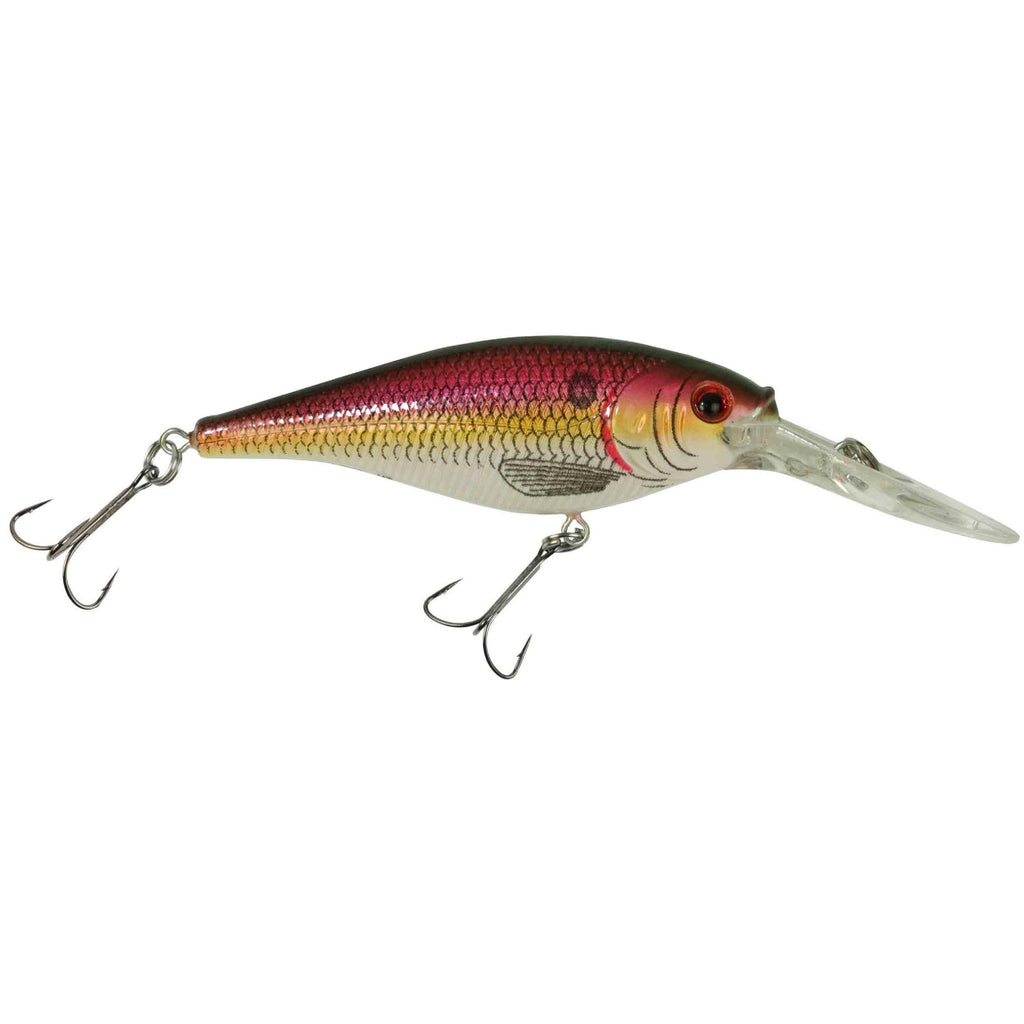 Flicker Shad Hard Bait - 2" Length, 9'-11' Swimming Depth, 2 Hooks, Shad, Per 1