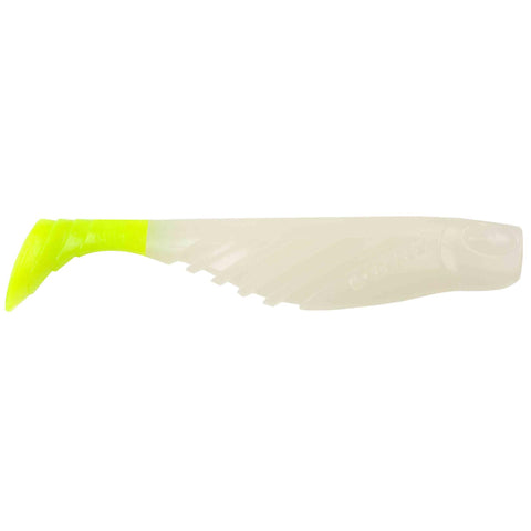 Gulp! Ripple Mullet Soft Bait - 4" Length, Glow-Chartreuse, Per 4