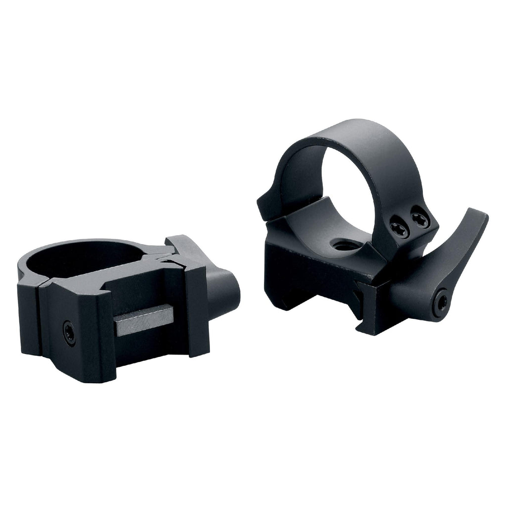 QRW 30mm Rings - Medium, Matte Black