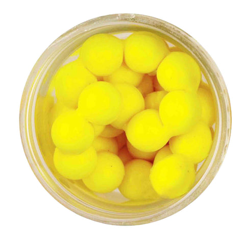 PowerBait Power Eggs Floating Magnum Soft Bait - Garlic Scent-Flavor, Fluorescent Yellow