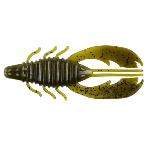 Havoc Craw Fatty Soft Bait - 4" Length, Green Pumpkin Blue, Per 8