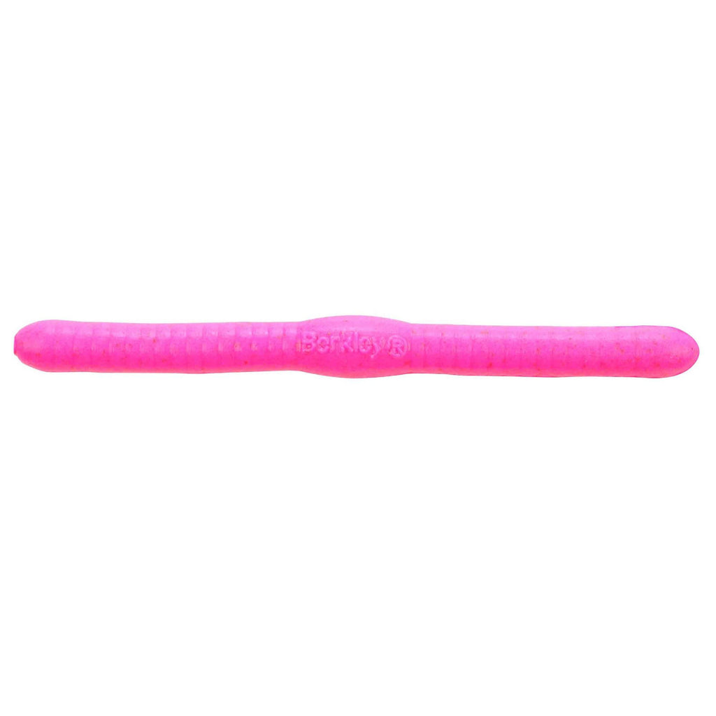 Gulp! Alive! Fat Floating Trout Worm Soft Bait - 2" Length, Bubblegum