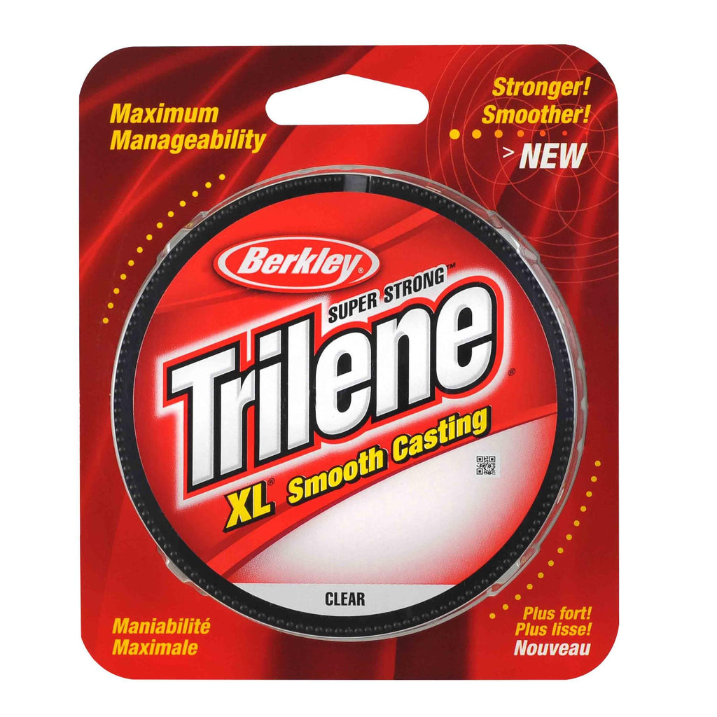 Trilene XL Monofilament Line Spool - 300 Yards, 0.013" Diameter, 12 lb Breaking Strength, Clear