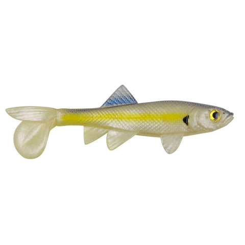 Havoc Sick Fish Soft Bait - 4" Length, Chartreuse Shad, Per 2