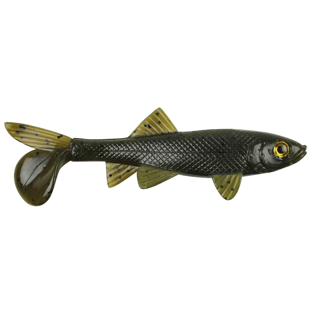 Havoc Sick Fish Soft Bait - 4" Length, Green Pumpkin, Per 2