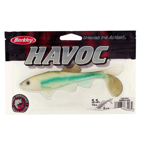 Havoc Papa Sick Fish Soft Bait - 5 1-2" Length, Light Hitch, per 1