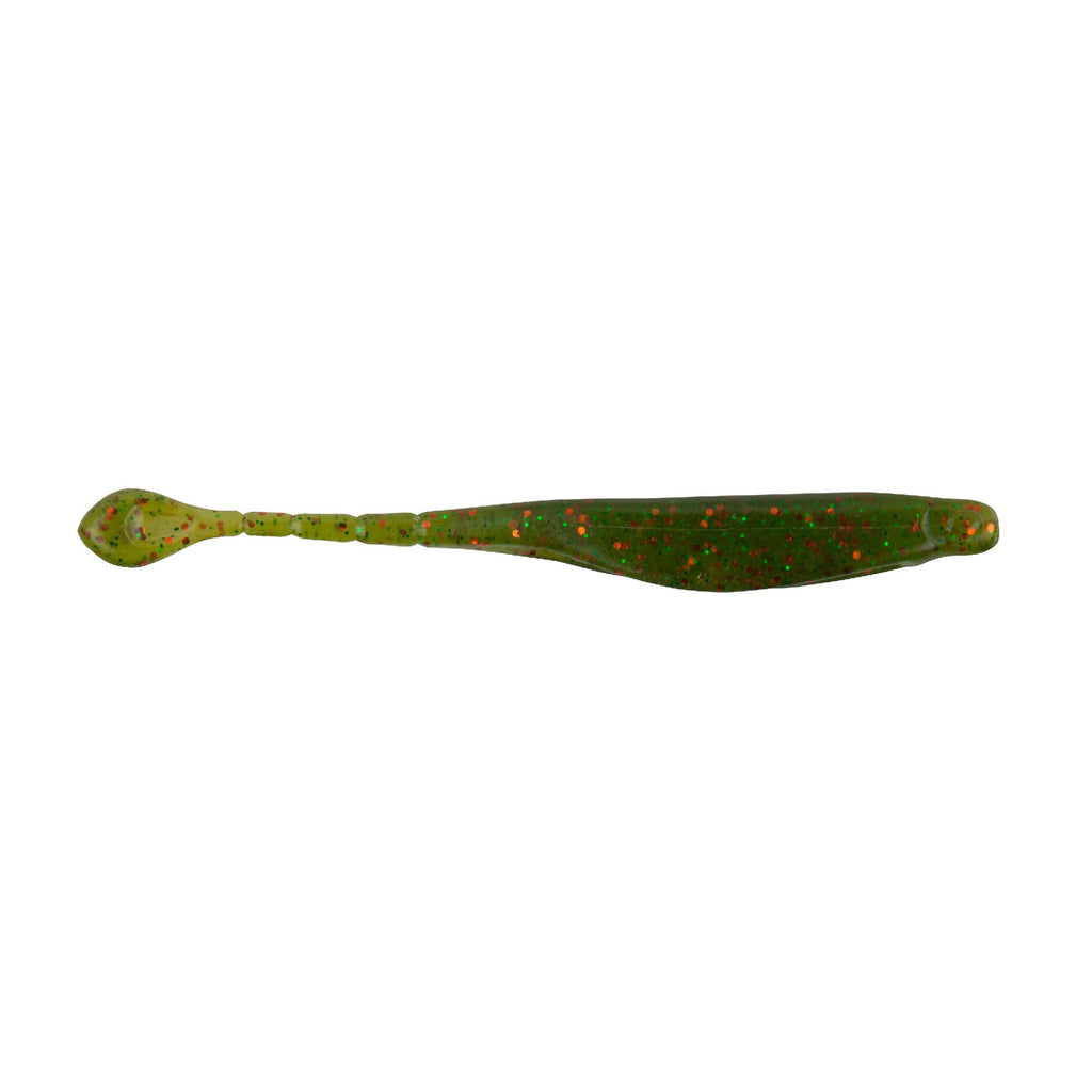 Havoc The Jerk Soft Bait - 5" Length, Avocado Orange, Per 10