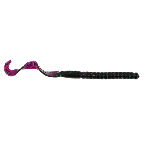 PowerBait Power Worm Soft Bait - 7" Length, June Bug, Per 13