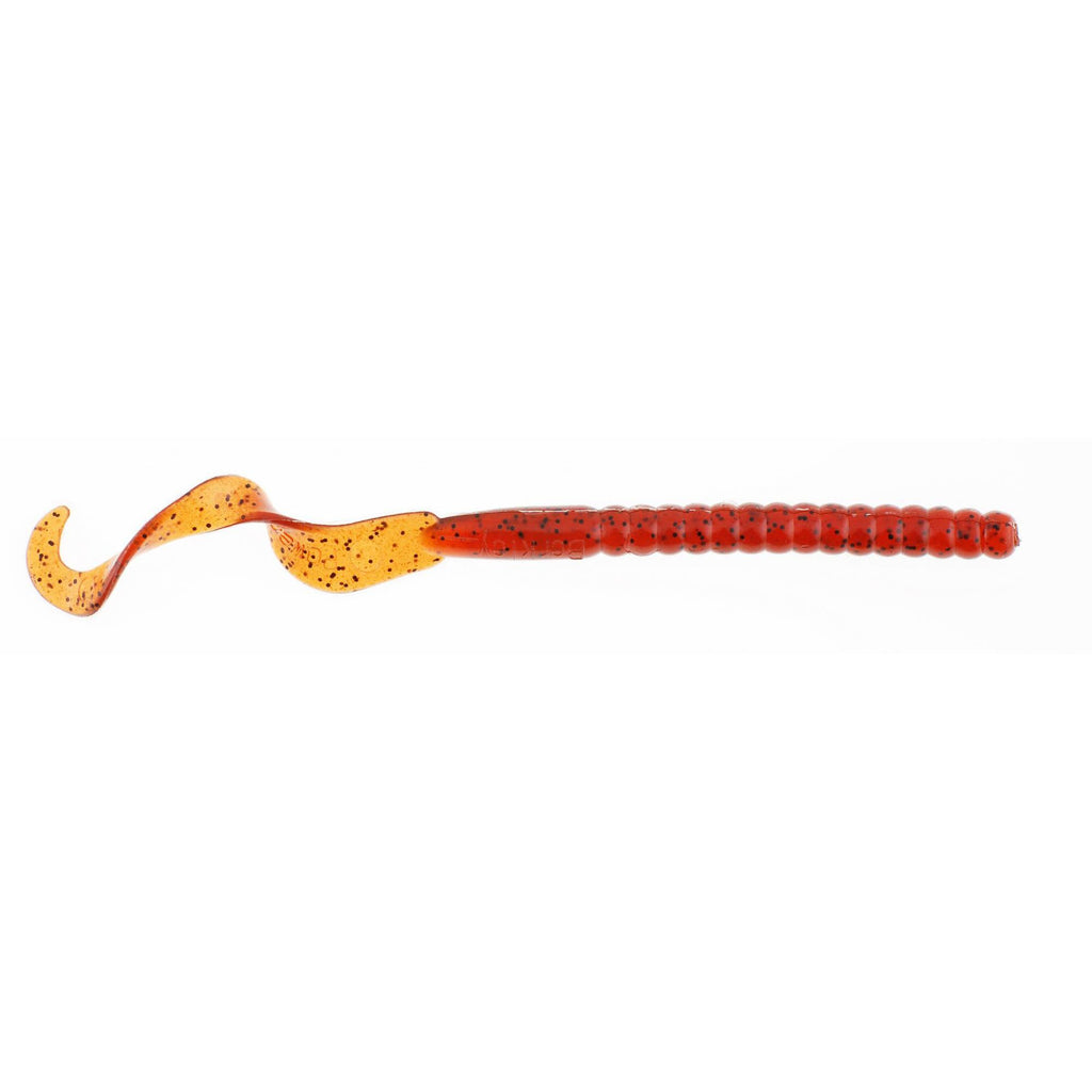 PowerBait Power Worm Soft Bait - 7" Length, Pumpkinseed, Per 13