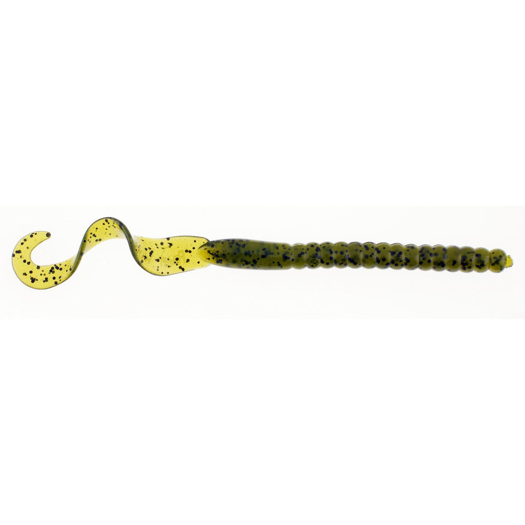 PowerBait Power Worm Soft Bait - 7" Length, Watermelon, Per 13