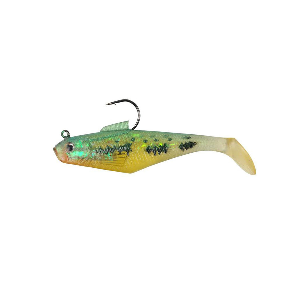 PowerBait Swim Shad Soft Bait - 3" Length, Baby Bass, Per 5