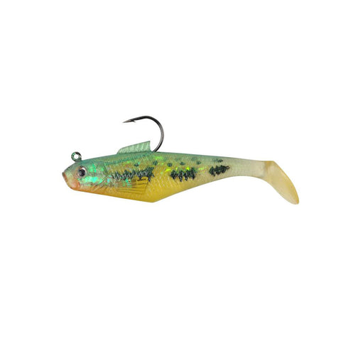 PowerBait Swim Shad Soft Bait - 5" Length, Baby Bass, Per 3