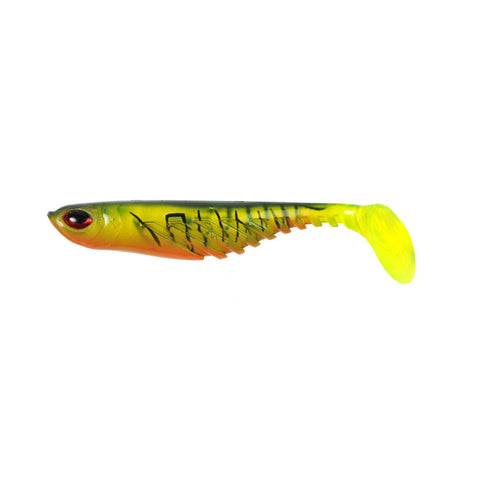 PowerBait Ripple Shad, 4" - 4" Length, Firetiger, Per 5