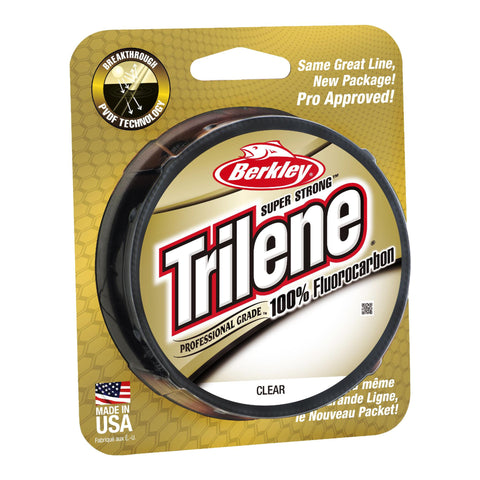 Trilene 100% Fluorocarbon Professional Grade Line Spool - 200 Yards, 0.010" Diameter, 6 lbs, Breaking Strength, Clear