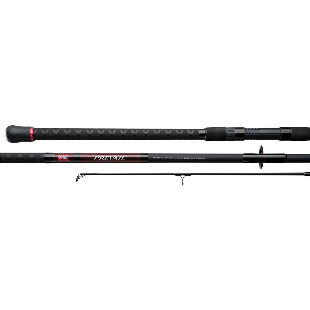 Prevail Surf Spinning Rod - 9' Length, 2 Piece Rod, 12-20 lb Line Rate, Medium Power, Moderate Fast Action