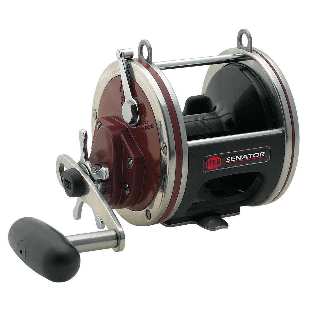 Senator Star Drag Conventional Reel - 114, 2.9:1 Gear Ratio, 28" Retrieve Rate, 22 lb Max Drag, 2 Bearings, Right Hand