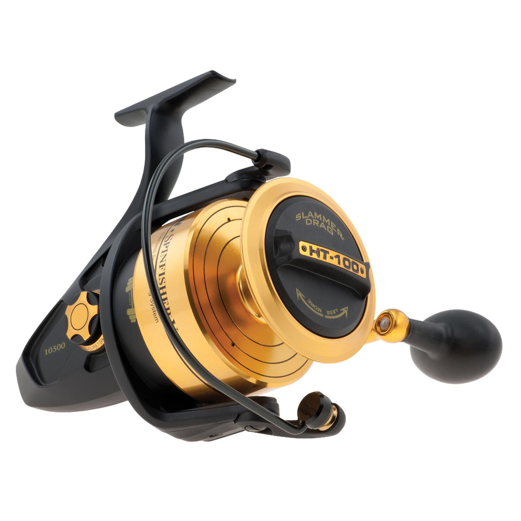 Spinfisher V Spinning Reel - 10500, 4.2:1 Gear Ratio, 42" Line Retrieve, 40 lb Max Drag, Ambidextrous