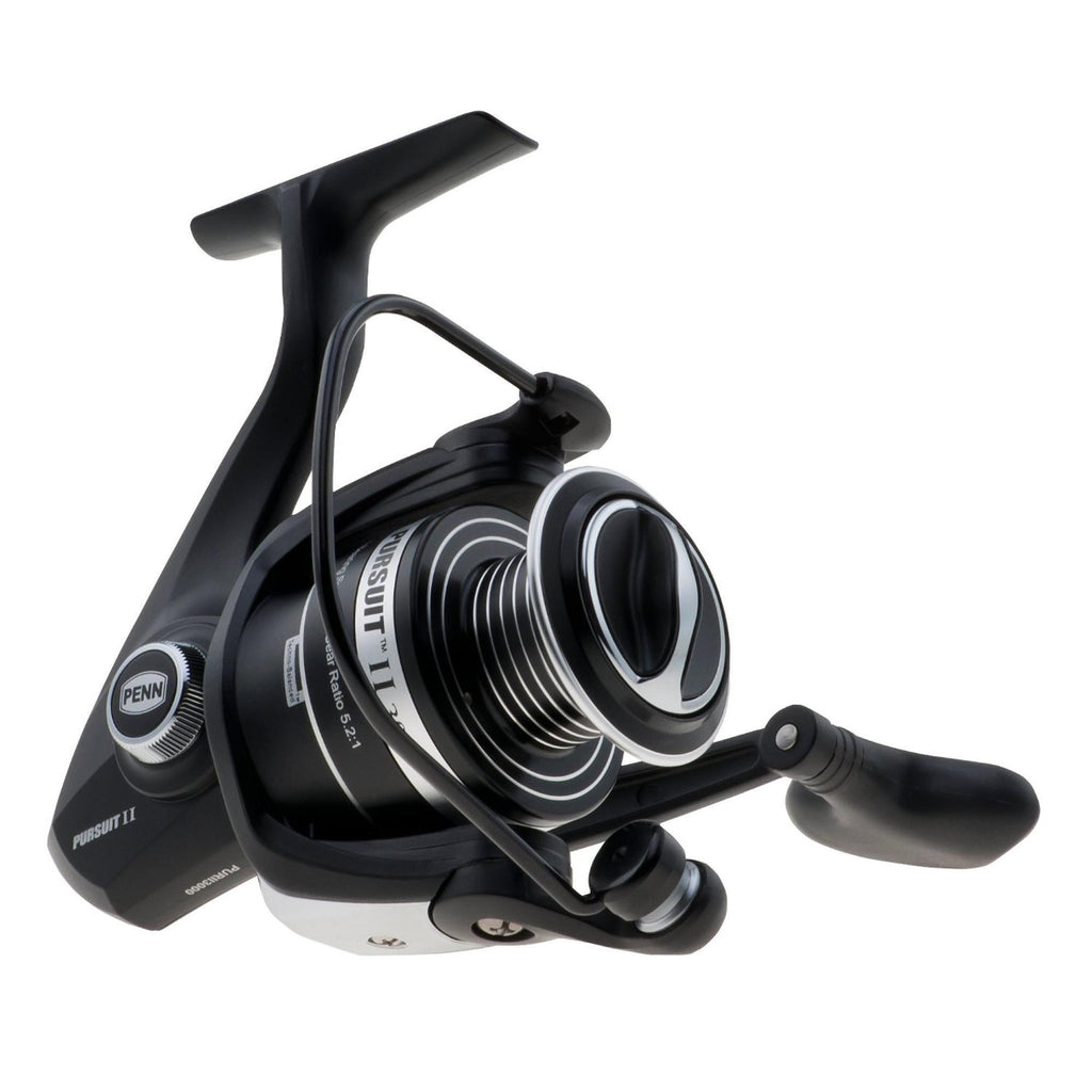 Pursuit II Spinning Reel Reel - 4000, 5.2:1 Gear Ratio, 28" Retrieve Rate, 13 lb Max Drag, Ambidextrous, Boxed