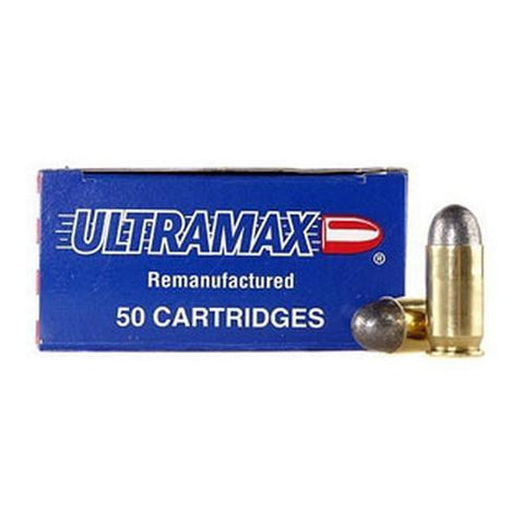 45 ACP Remanufactured - 230 Grains, Lead Round Nose, Per 50