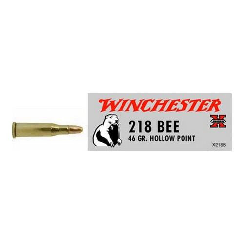 218 Bee Super-X, 46 Grains, Jacketed Hollow Point, Per 50