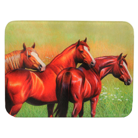 Cutting Board - Three Horse, Size 12" x 16"