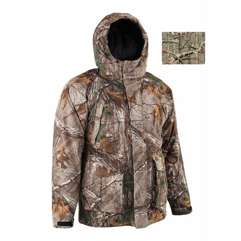 Wasatch Jr Insulated Rain Parka, Mossy Oak Infinity Camo - Small