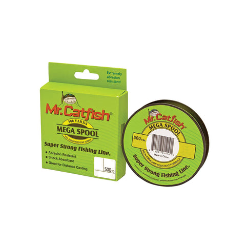 Mr Catfish Line Filler Spools, 500 Yards - 20 lb, Camo