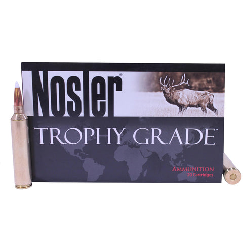 26 Nosler Ammunition - Trophy Grade, 140 Grains, AccuBond, Per 20