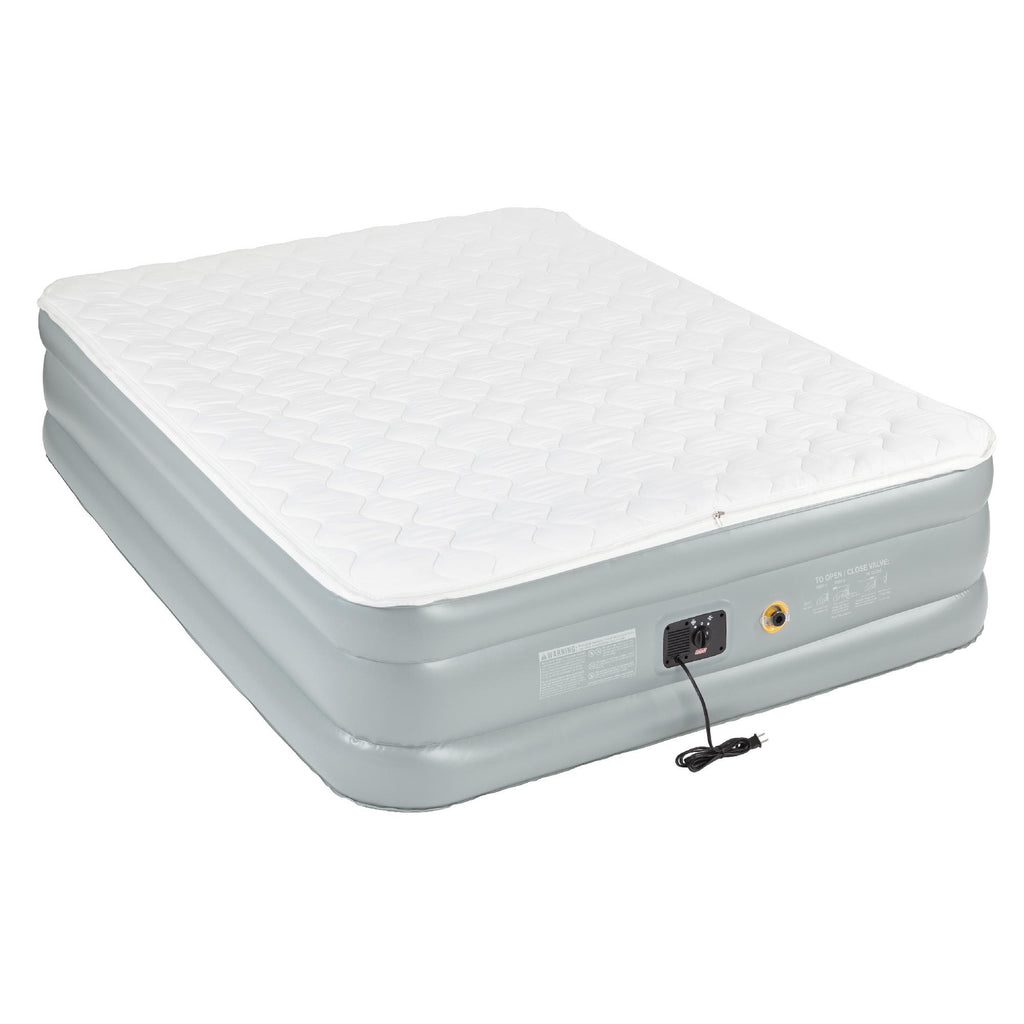 Airbed - Queen, Double High, Pillowtop 120V, Built-In Pump