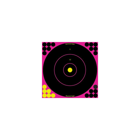 Shoot-N-C Targets: Bull's-Eye - Pink, 12" Bull's-Eye, 12 Targets