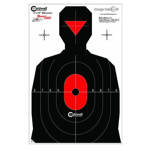 Silhouette Dual Zone Target - 8 Pack