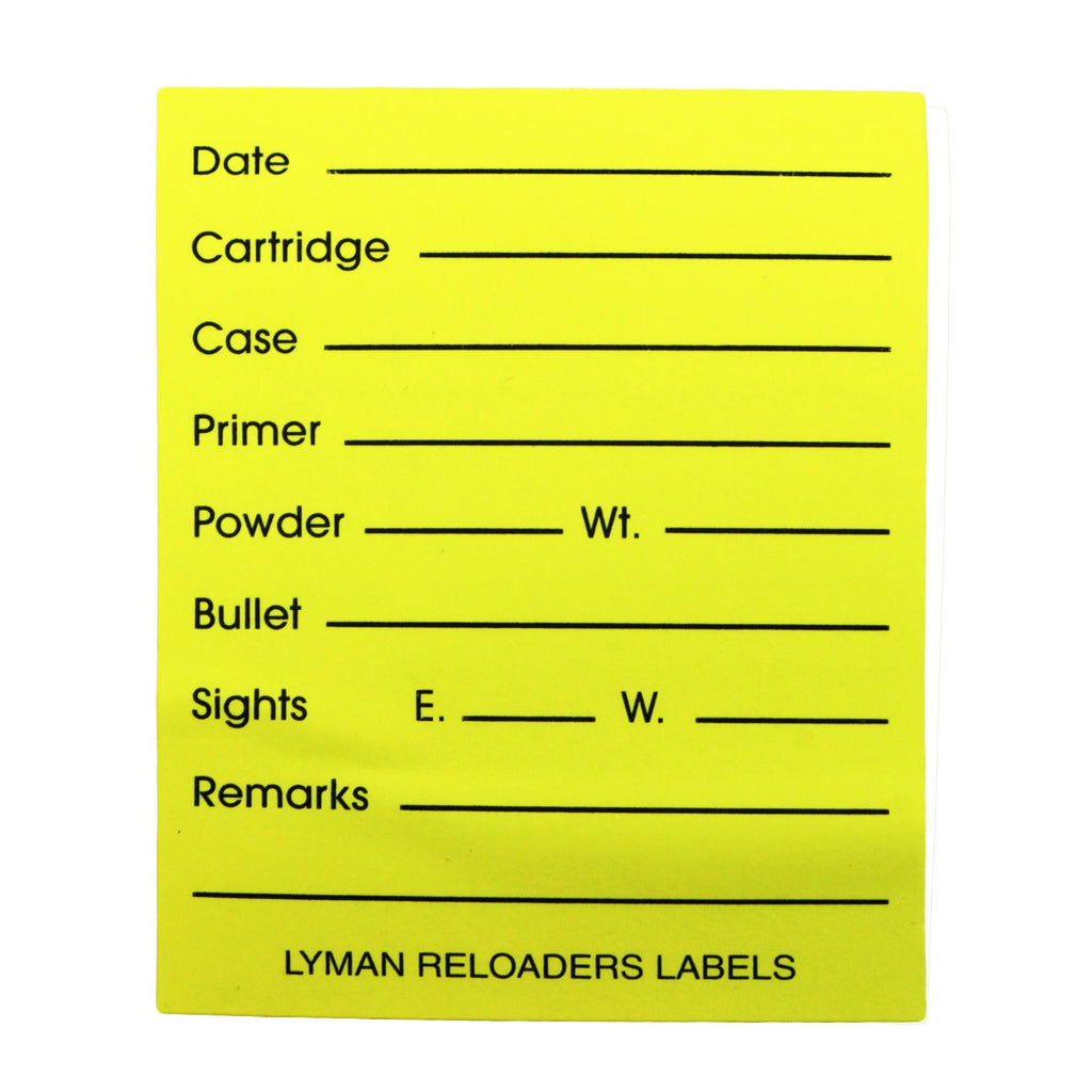 Reloader's 2"x2�" Labels, 40 Per Pack