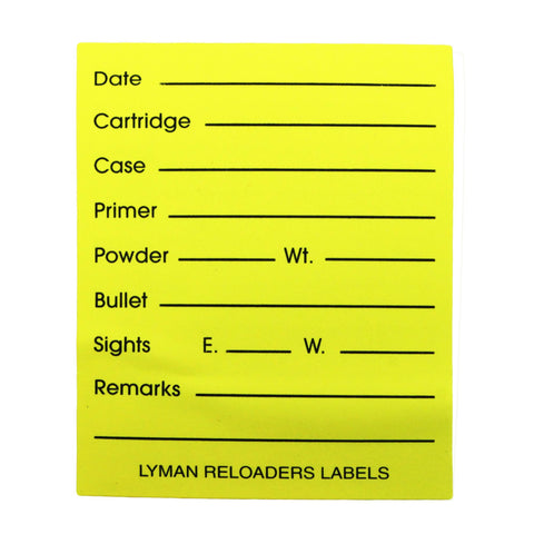 Reloader's 2"x2�" Labels, 40 Per Pack