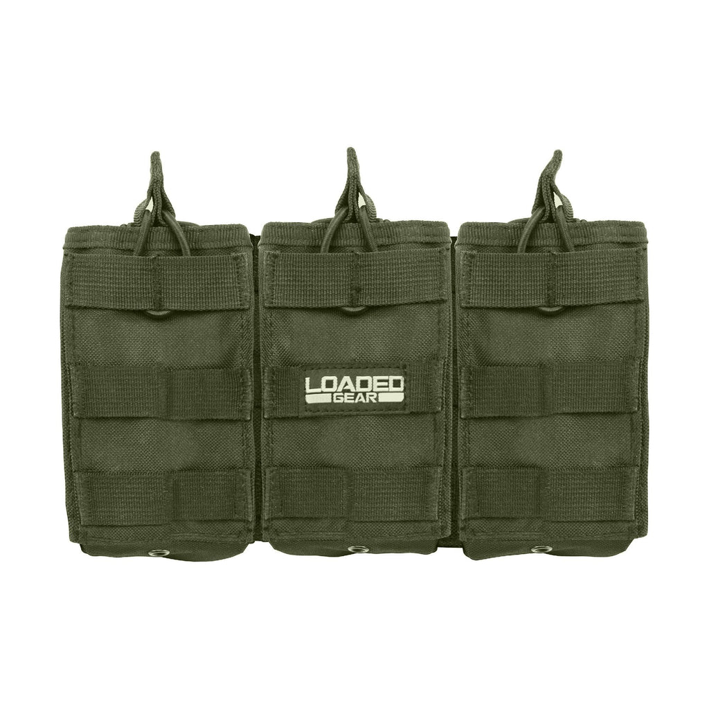 Loaded Gear CX-200 Triple Magazine Pouch - Green