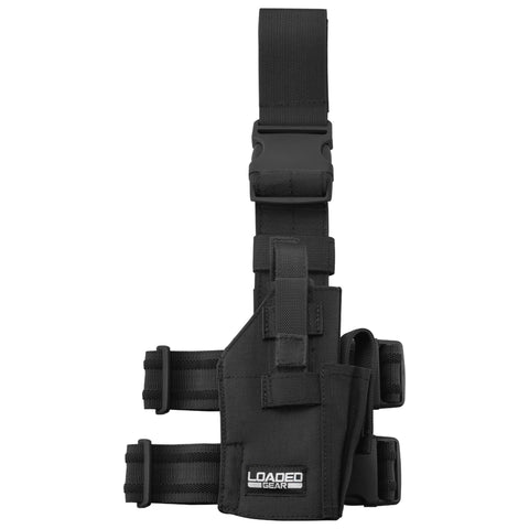 Loaded Gear CX-500 Drop Leg Handgun Holder - Black