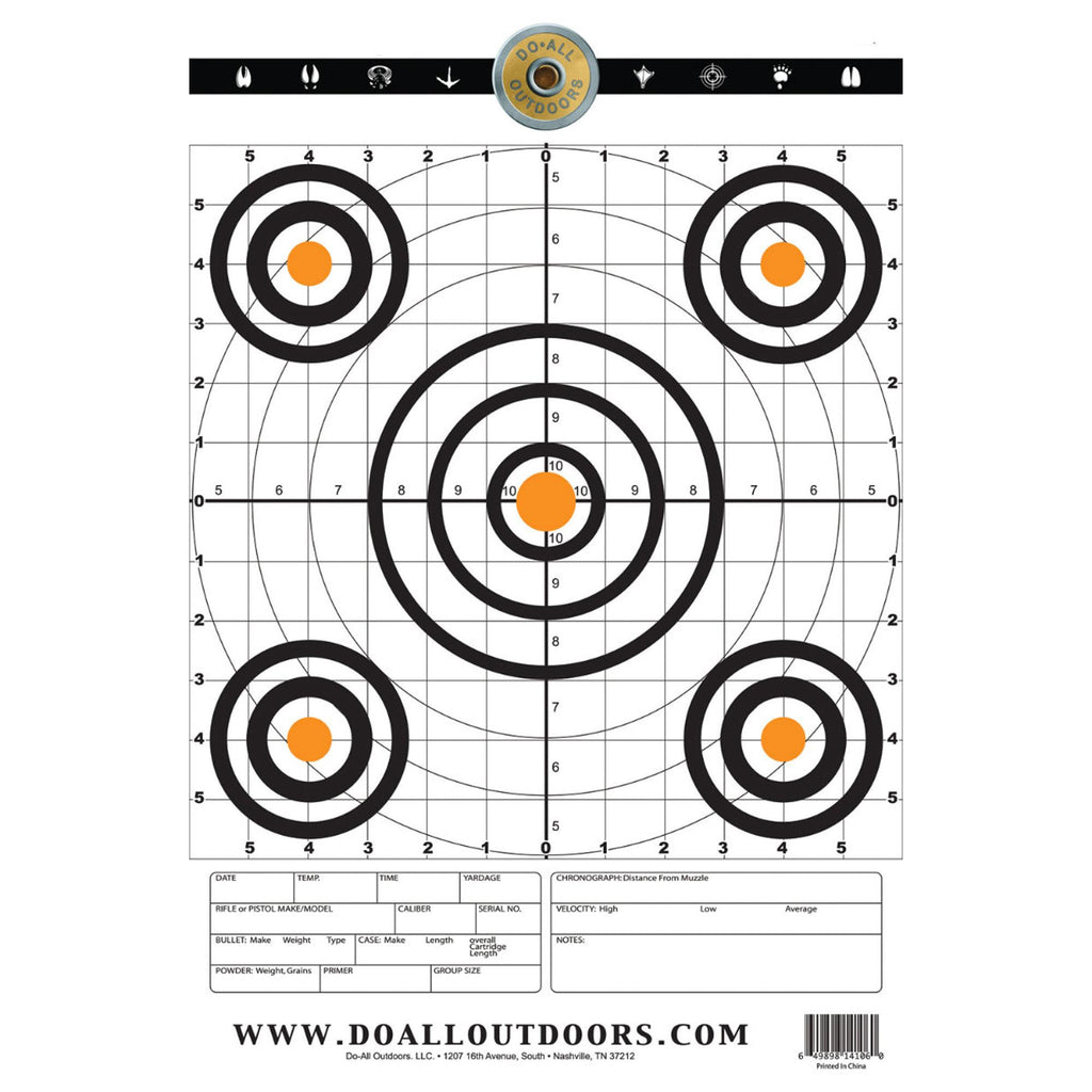 Paper Target - Range, 12x18, Per 10