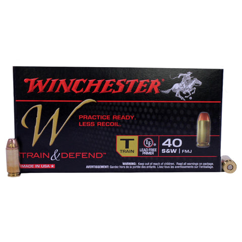 40 Smith & Wesson - W Train Reduced Recoil, 180 Grains, Full Metal Jacket, Per 50